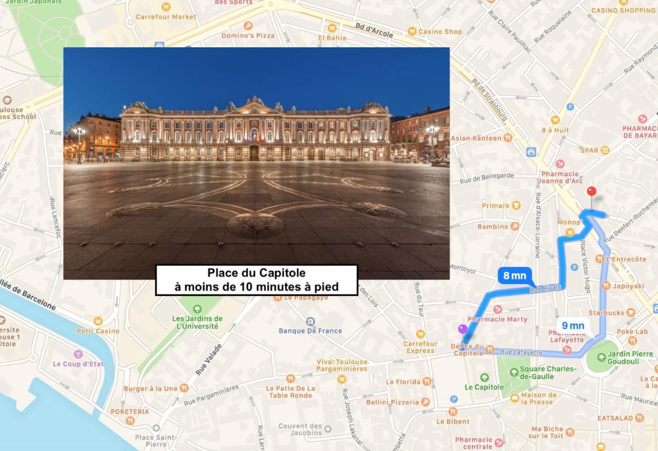 شقة تولوز  في Le Victor Hugo - Studio Avec Parking # Hypercentre المظهر الخارجي الصورة