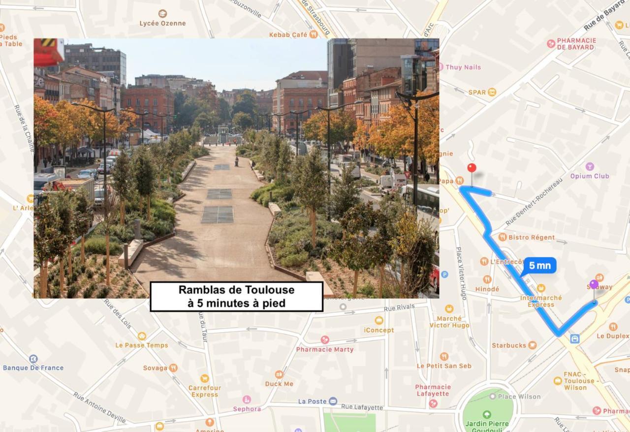 شقة تولوز  في Le Victor Hugo - Studio Avec Parking # Hypercentre المظهر الخارجي الصورة