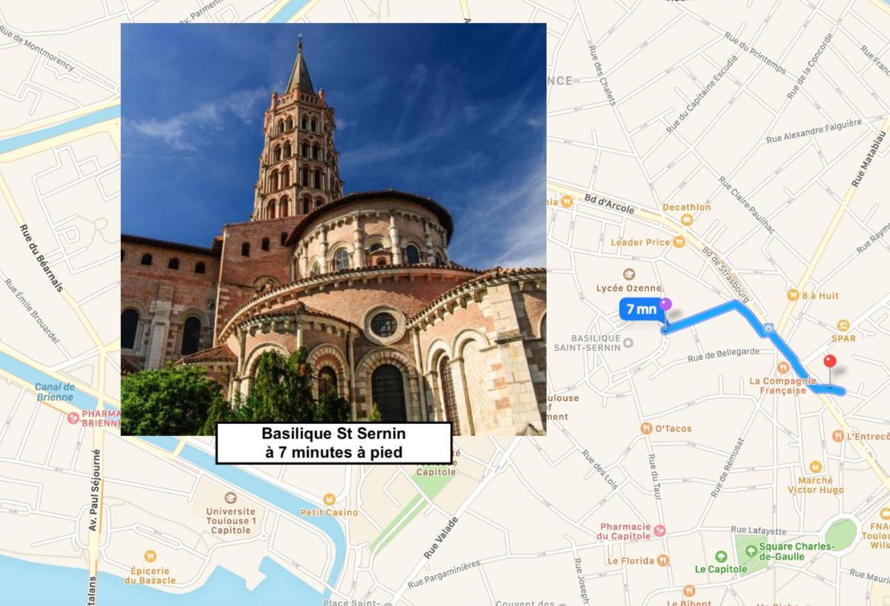 شقة تولوز  في Le Victor Hugo - Studio Avec Parking # Hypercentre المظهر الخارجي الصورة